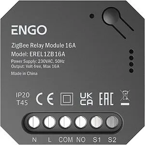 Модульное реле ZigBee 16A ENGO RELAY EREL-16ZB, 1