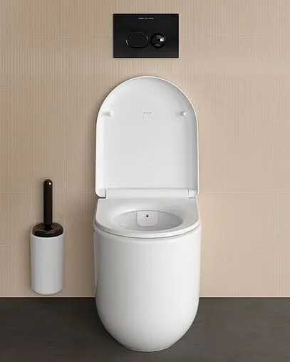 Крышка-сиденье для унитаза с микролифтом Vitra Liquid белый 137-003-009 Крышка-сиденье для унитаза с микролифтом Vitra Liquid белый 137-003-009