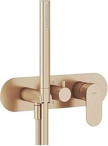 Смеситель для душа скрытого монтажа Ravak Eleganta розовое золото X070374, 1