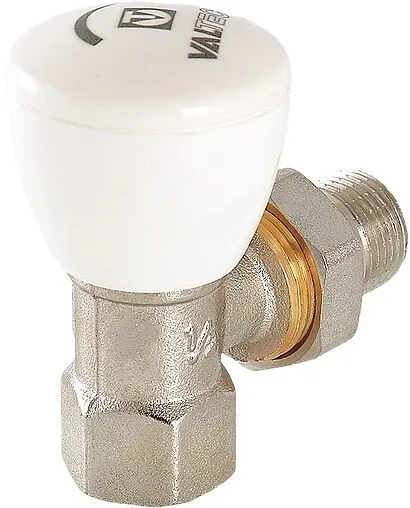 Вентиль регулирующий угловой ½&quot; в/н Valtec VT.007.N.04
