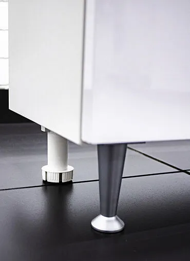 Тумба-умывальник напольная Айсберг Лилия 60 белый DA2003T+4620008192772