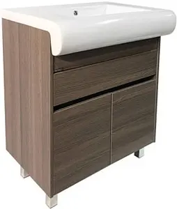 Тумба-умывальник напольная Comforty Тула 70 дуб солсбери, 1