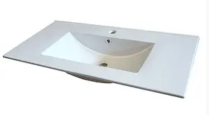 Тумба-умывальник подвесная Comforty Франкфурт 90 дуб шоколадно-коричневый/чёрный 00004150657CF, 3