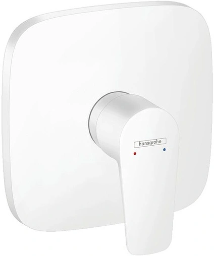 Смеситель для душа скрытого монтажа Hansgrohe Talis E белый матовый 71765700