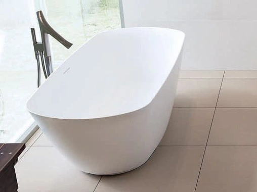 Ванна отдельностоящая из искусственного камня Riho Bilo 165x77 белый B128001105