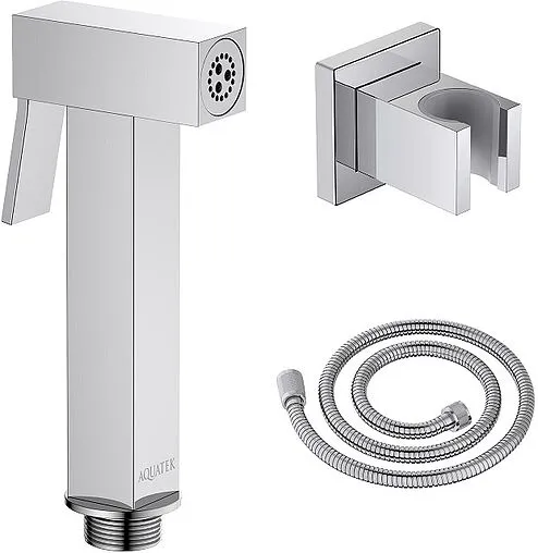 Гигиенический душ с держателем Aquatek хром AQ2053CR