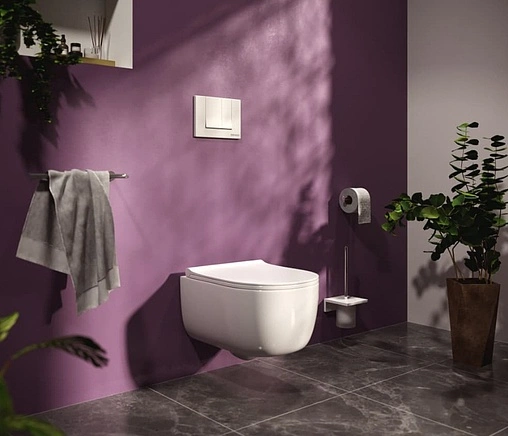 Клавиша смыва для унитаза BERGES Novum S4 Soft Touch 040044 белый матовый