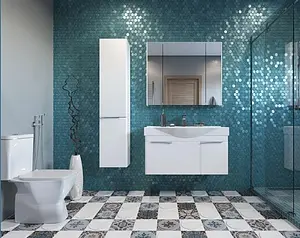 Шкаф-зеркало Aquaton Беверли 100 белый 1A237202BV010, 5