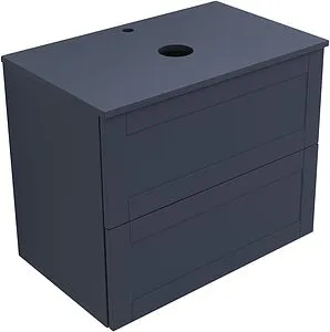 Тумба-умывальник подвесная Aquanet Терра 80 маренго 00313245+, 4