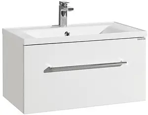 Тумба-умывальник подвесная Aquaton Мадрид 80 M белый 1A1268K6MA010, 1