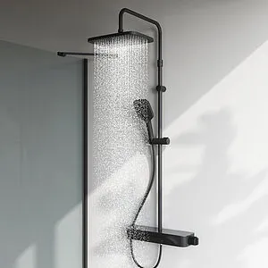 Душевая система с термостатом для душа Am.Pm Func чёрный матовый F078F222 Душевая система с термостатом для душа Am.Pm Func чёрный матовый F078F222, 4