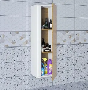 Шкаф-пенал подвесной Uperwood Upd Barsa дуб сонома/белый 293020529, 5