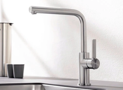 Смеситель для кухни Blanco Lanora нержавеющая сталь 523122
