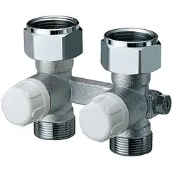 Узел нижнего подключения радиатора с байпасом прямой M24x19 x ¾"нг Far FV 1424 Узел нижнего подключения радиатора с байпасом прямой M24x19 x ¾"нг Far FV 1424