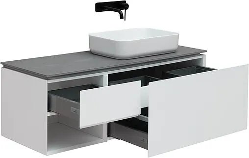 Тумба-умывальник подвесная Allen Brau Infinity 120 R белый 1.21008.WM+