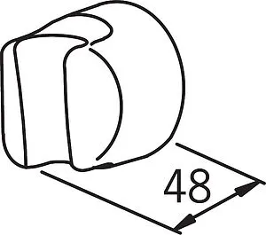 Держатель ручного душа Oras хром 251500, 3