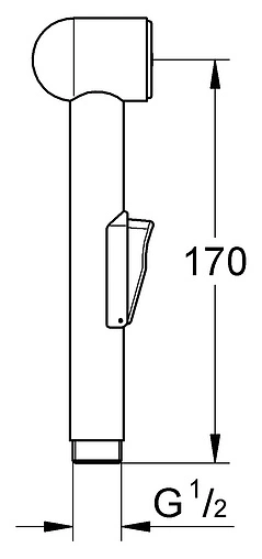 Гигиенический душ Grohe Trigger Spray хром 28343000