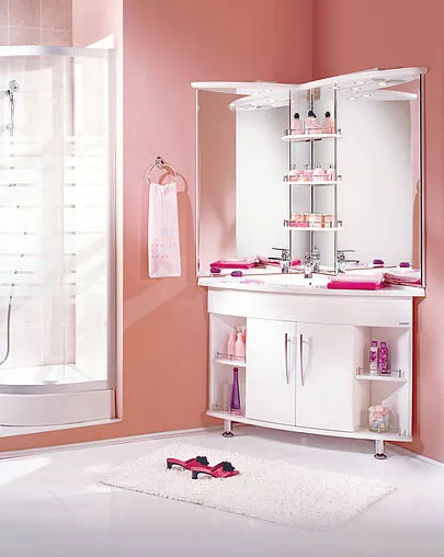 Зеркало с подсветкой Aquaton Лас-Вегас 100 L белый 1A0513K0LA01L