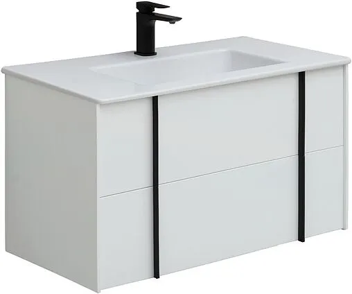 Тумба-умывальник подвесной Allen Brau Reality 90 белый 1.32006.WM+