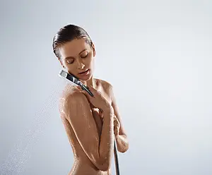 Лейка ручного душа Hansgrohe Crometta 100 Mono хром/белый 26825400 Лейка ручного душа Hansgrohe Crometta 100 Mono хром/белый 26825400, 4