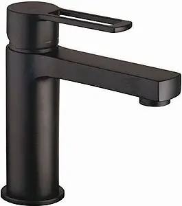 Смеситель для раковины Paffoni Ringo чёрный матовый RIN071NO, 1