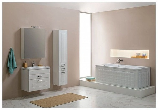 Тумба под умывальник Aquanet Рондо 70 белый 00189154