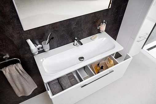 Тумба под умывальник подвесная Ravak SD Ring 100 белый X000000769