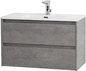 Тумба-умывальник подвесная BelBagno KRAFT 39 80 Cemento Grigio KRAFT 39-800/390-2C-SO-CG+BB800/390ETL Тумба-умывальник подвесная BelBagno KRAFT 39 80 Cemento Grigio KRAFT 39-800/390-2C-SO-CG+BB800/390ETL, 4