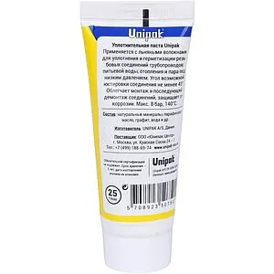 Паста уплотнительная 25г Unipak 5007502 Паста уплотнительная 25г Unipak 5007502, 4