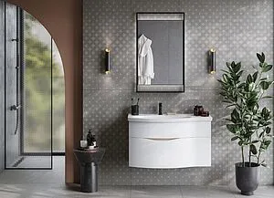 Тумба под умывальник подвесная Kerama Marazzi Riva 100 L белый RV.100Lh\WHT.M Тумба под умывальник подвесная Kerama Marazzi Riva 100 L белый RV.100Lh\WHT.M, 4