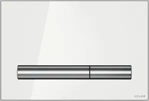 Клавиша смыва для унитаза Cersanit Pilot P-BU-PIL/Whg/Gl стекло/белый Клавиша смыва для унитаза Cersanit Pilot P-BU-PIL/Whg/Gl стекло/белый, 1