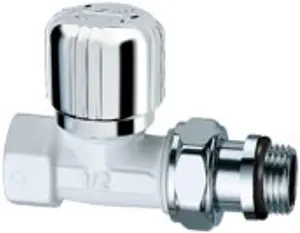 Вентиль терморегулирующий прямой ½" в/н LadyFAR белый/серебро FL 0235 12P Вентиль терморегулирующий прямой ½" в/н LadyFAR белый/серебро FL 0235 12P, 1