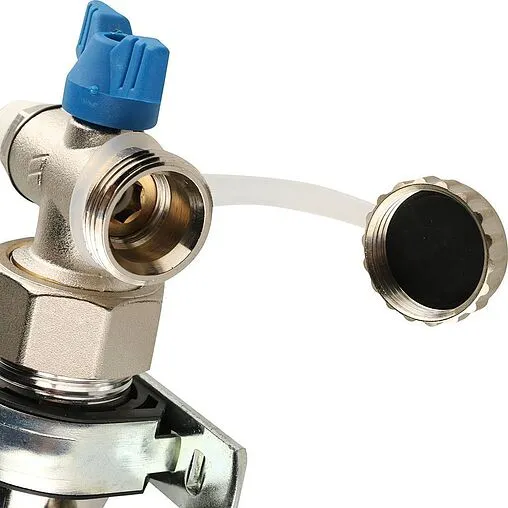 Группа коллекторная с расходомерами 6 отводов 1&quot;н/н x ¾&quot;ек Rehau HKV-D 12080611002