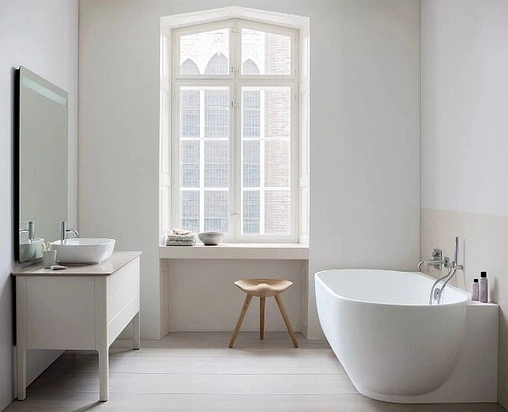 Ванна из искусственного камня Duravit Luv 185x95 белый 700431000000000