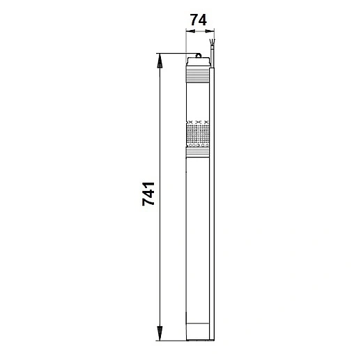 Насос скважинный центробежный 3" Grundfos SQЕ 3-30 96510156 Насос скважинный центробежный 3" Grundfos SQЕ 3-30 96510156