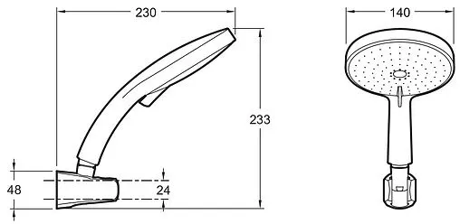 Душевой набор Jacob Delafon Citrus хром E12979-CP