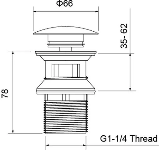 Выпуск автоматический для раковины с переливом Aquatek чёрный матовый AQ6002MB Выпуск автоматический для раковины с переливом Aquatek чёрный матовый AQ6002MB