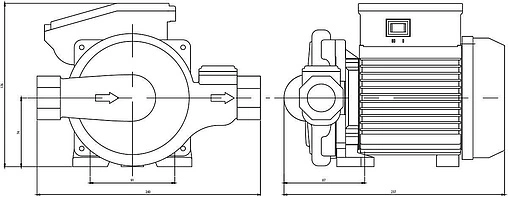 Насос для повышения давления Wilo PB-201 EA 3059254