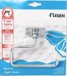 Держатель для запасных рулонов Fixsen Square хром FX-93110B Держатель для запасных рулонов Fixsen Square хром FX-93110B, 3