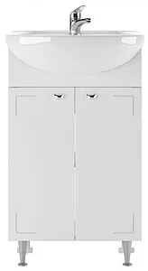 Тумба-умывальник напольный Айсберг Классик 50 белый DA1014T+46200081927581, 4