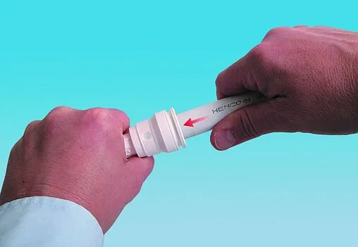 Коллектор распределительный проходной 2 отвода ¾&quot;в/н x 16мм Henco Vision VSK-1616