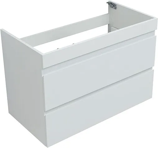 Тумба-умывальник подвесная Aquanet Нота New 90 белый глянец 00335419+00284114