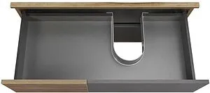 Тумба-умывальник подвесная Aquaton Терра 85 дуб кантри/антрацит 1A2472K5TEKA0, 5
