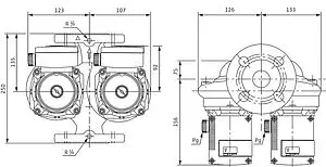 Насос циркуляционный Wilo TOP-SD 40/3-DM 2044018 Насос циркуляционный Wilo TOP-SD 40/3-DM 2044018, 4