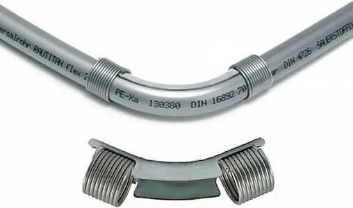 Фиксатор поворота с кольцами 16мм 45° Rehau 11391211002