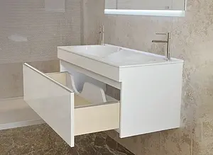 Тумба-умывальник подвесная Raval Hotte 100 белый Hott.01.100/P/W+Ott.08.100/W, 3