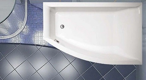 Ванна акриловая Vagnerplast Veronela 160x105 R VPBA160VEA3PX-04