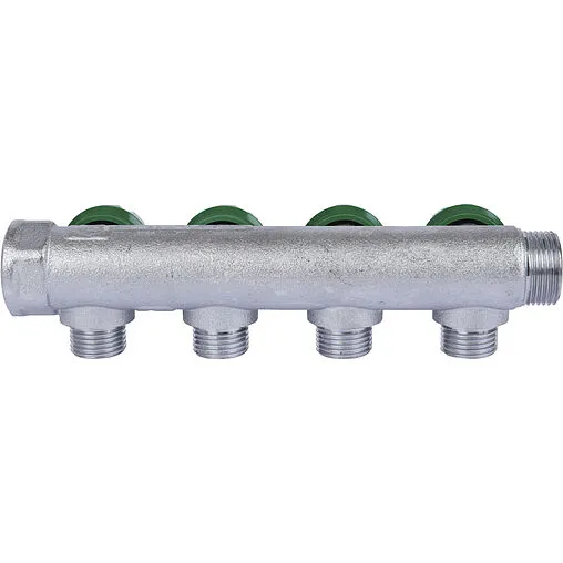 Коллектор регулирующий проходной 4 отвода ¾&quot;в/н x ½&quot;к Stout SMB-6850-341204