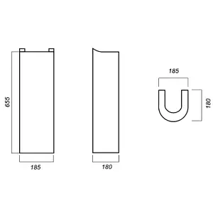 Пьедестал Sanita Luxe Art белый PD.FS/Art/N/WHT.G/S1 Пьедестал Sanita Luxe Art белый PD.FS/Art/N/WHT.G/S1, 2