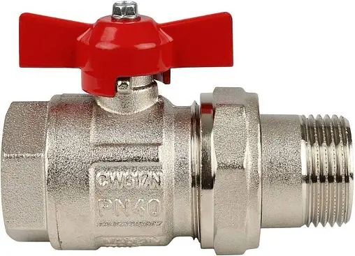 Кран шаровый с американкой 1"в x 1"н Itap Ideal 0980100 Кран шаровый с американкой 1"в x 1"н Itap Ideal 0980100